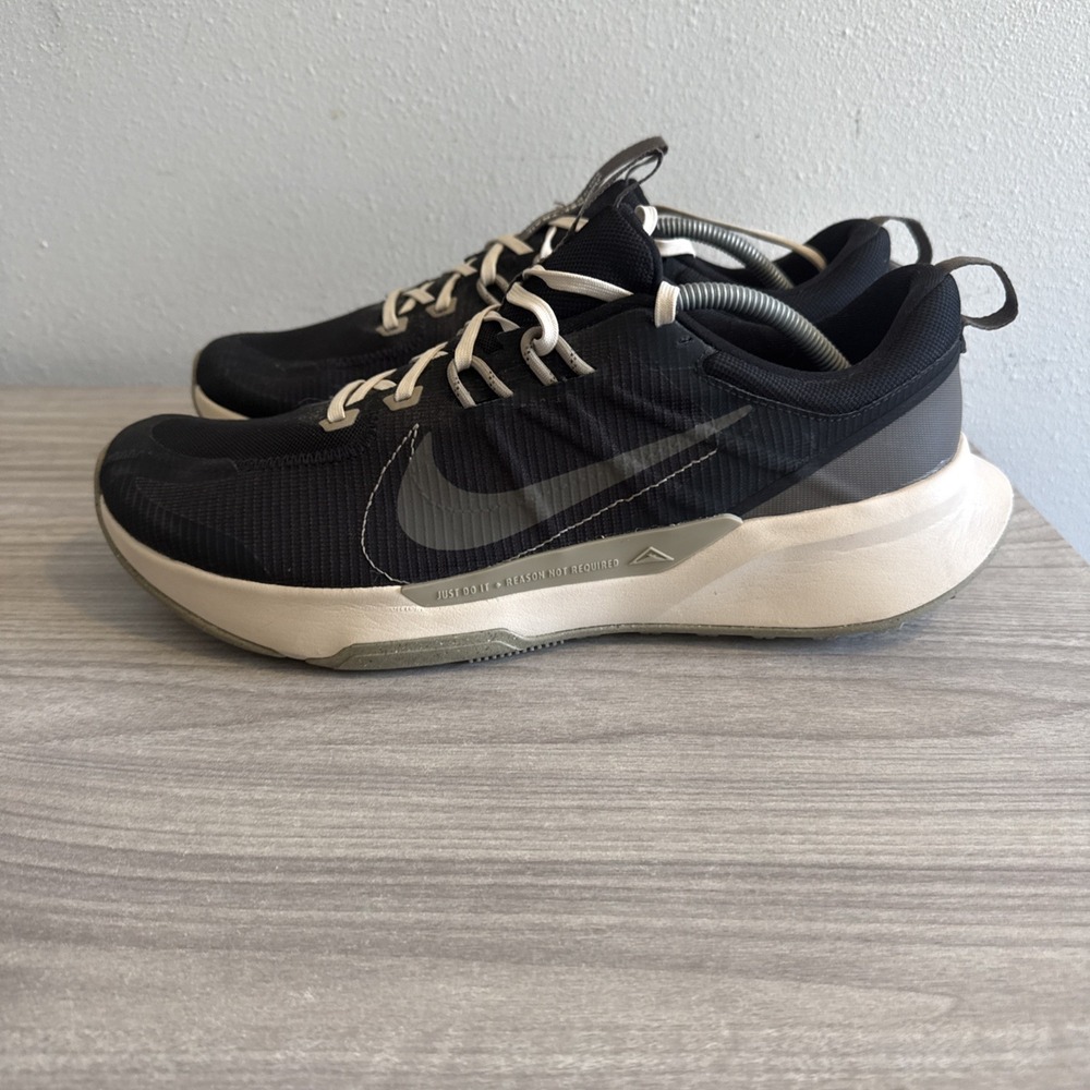 Nike Juniper Trail 2 Black Khaki  Trail Running Shoes DM0822-005 Men's Size 13